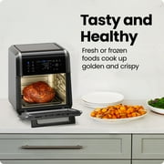 Chefman 6-in-1 Multifunctional Air Fryer Oven w/ 12 Qt Capacity, Digital Touchscreen - Black