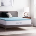 thumbnail image 2 of Colchoneta Topper LUCID Memory Foam Fusión de Gel Individual Lucid Memory Foam con Gel, 2 of 5