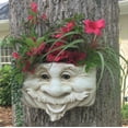 thumbnail image 4 of Homestyles Uncle Nate the Muggly Face Statue Tree & Patio Wall Planter, 4 of 5
