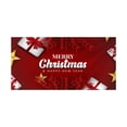 thumbnail image 1 of Tapiz navideño para puerta de garaje al aire libre, decoración de fiesta navideña, fondo de tela a juego, tela colgante de varios tamaños, 1 of 6