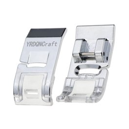 Brother SA189 Vertical Stitch Alignment Foot For Sewing Machines - Metal Snap-On Foot With 2mm Guide Markings