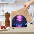 thumbnail image 2 of Yayeee Napkin Holder for Table Set of 2 Kitchen Paper Tissue Organization, Pink Neon Road, 2 of 8