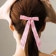 thumbnail image 4 of Pinza para el pelo con lazo de satén de doble capa y diseño de pico de pato para mujer., 4 of 6