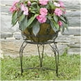thumbnail image 2 of CobraCo CI1115B-BZ 15 in. Scroll Braided Bronze Finish Plant Stand, 2 of 2