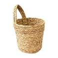 thumbnail image 2 of Naittoop Farmhouse Handmade Woven Hanging Seagrass Baskets, Boho Hanging Wall Wicker Basket, Hanging Flower Basket for Shelves, Walls, Doors, Balconies, Front of House, Garden 9.44in, 2 of 7