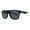 Shiny Black, variant on Kush Flat Top Horn Sport Plastic Sunglasses Matte Black