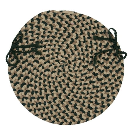 

15 Blue and Brown Braided Chair Pad