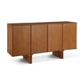 thumbnail image 2 of Christopher Knight Home Mid-Century Modern 55" Sideboard, 4-Door Storage, Adjustable Shelves, Natural, 2 of 6