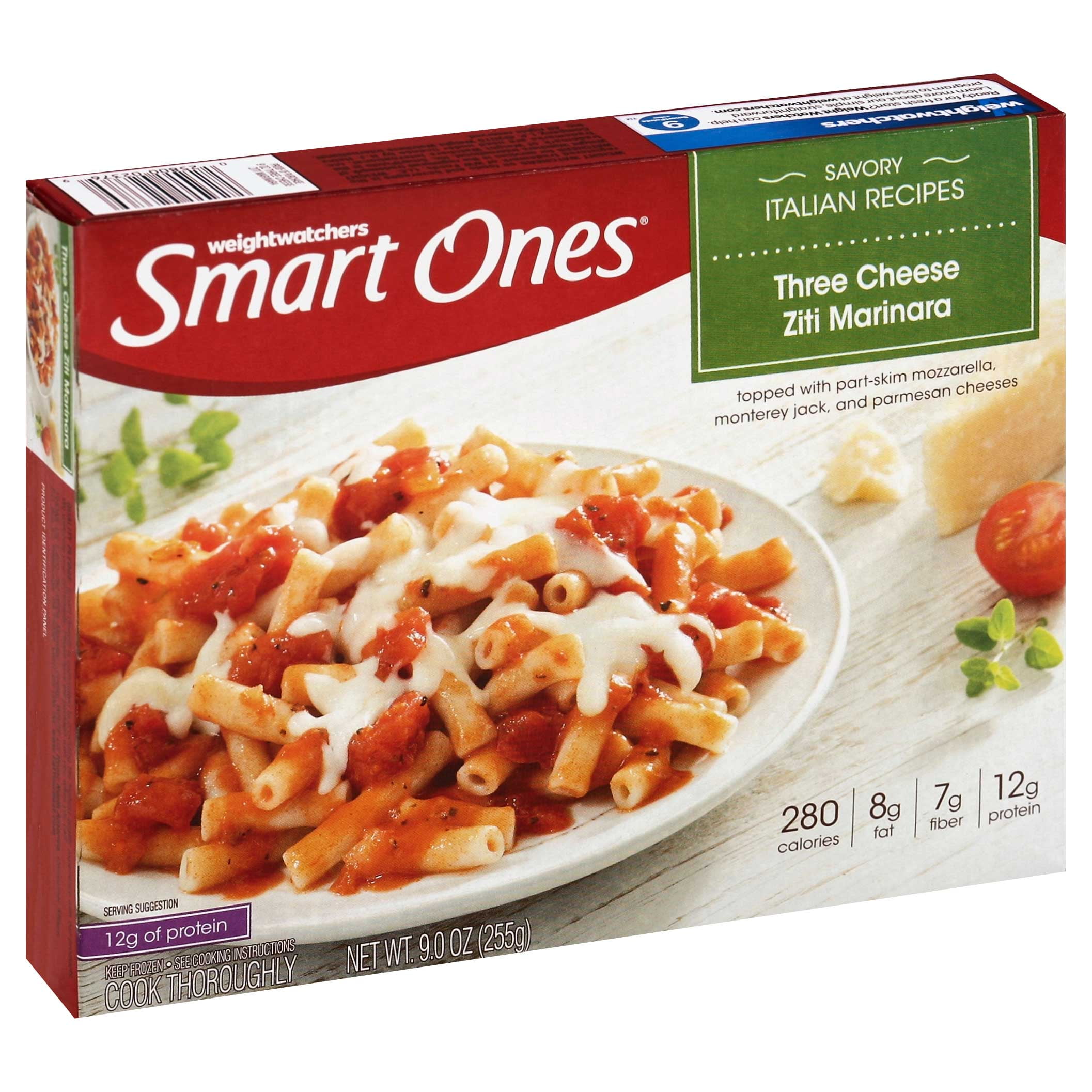 Smart Ones Three Cheese Ziti Marinara 9oz (PACK OF 12)