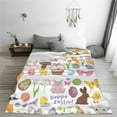 thumbnail image 5 of Sikiie Happy Easter1 Ultra-Soft Micro flannel Blanket Luxury All Seasons Warm Blanket for Bedding Sofa and Travel (4 sizes)-80"x60", 5 of 7