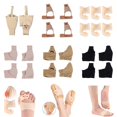 thumbnail image 2 of 1 par de protectores de juanetes suaves, enderezador de dedos de los pies, Corrector separador de dedos de silicona, ajustador de cuidado de los pies del pulgar, hallux valgus Gao Jinjia LED, 2 of 2