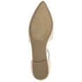 thumbnail image 6 of Journee Womens Lana Buckle Pointed Toe Ballet Flats, Widths Available, 6 of 10