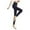 Ankle_Blue, variant on Fashion Women Brushed Stretch Lined Thick Tights Warm Winter Ankle/Stirrup Leggings Pants Stirrup_Black XL