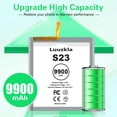 thumbnail image 2 of Batería de Repuesto Luuzkla 9900mAh para Galaxy S23, 2 of 6