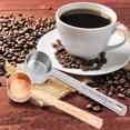 thumbnail image 5 of Cuchara medidora de café de acero inoxidable de 2 piezas, cuchara para café, cuchara para café 1 cucharada, cuchara para café con mango largo adecuada para café en polvo y preparación de café (2, 5 of 5