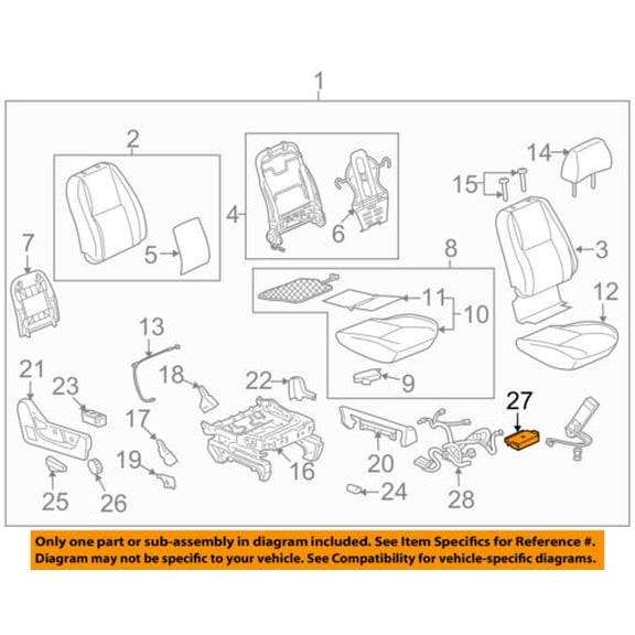 GM OEM Heated Seat-Control Module 25862293