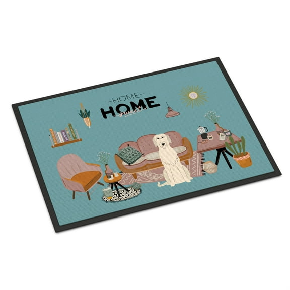 Irish Wolfhound Sweet Home Indoor or Outdoor Mat 18x27 CK7910MAT