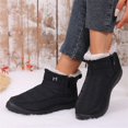 thumbnail image 5 of Willtoo Winter Snow Zip Up Boots for Women Faux Fur Lined Warm Ankle Booties Outdoor Anti-slip Waterproof Comfortable Short Boot, 5 of 5