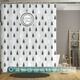thumbnail image 2 of Shower Curtain Liner, 100% Waterproof Peva Shower Curtains with 3 Duty Heavy Bottom Magnets and 12 Rust Proof Grommets, 72x72 Weighted Shower Liner for Shower Stall, Bathtubs, 2 of 13