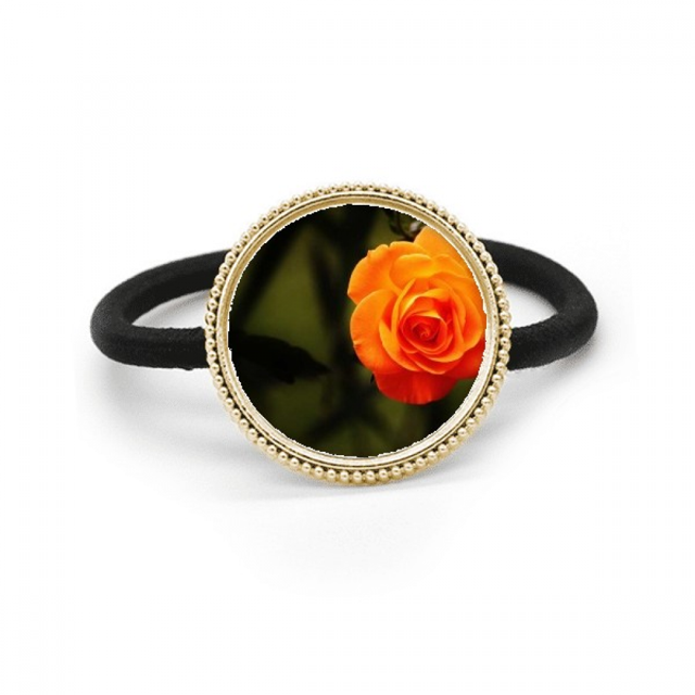 Cinta para el pelo de metal plateado y tocado de goma Flor de naranja Unbranded