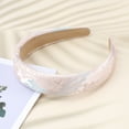 thumbnail image 6 of Unique Bargains 1 Pc Jacquard Embroidery Headbands for Women Pink Blue, 6 of 6