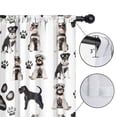 thumbnail image 4 of Blackout Kids Curtains,Schnauzer Dogs Childrens Insulated Curtains Set Of 2,Bedroom Essentials,Toddler Room Decor 42x54in(106x137cm), 4 of 4