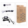 thumbnail image 5 of Juego de 10 focos LED empotrables para exterior, IP67, impermeables, luz blanca cálida de 3000 K, 32 mm, 0,6 W, 12 V CC, para caminos, terrazas, piscinas y escaleras., 5 of 5