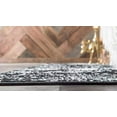 thumbnail image 4 of Unique Loom 3141650 3 Pi 3 Po x 19 Pi 8 Po Grand Tapis Sofia Runner&44; Noir, 4 of 5
