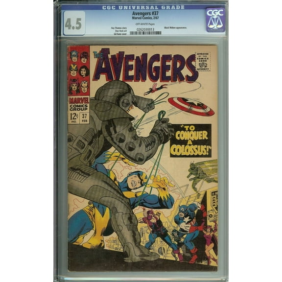 Avengers #37 CGC 4.5