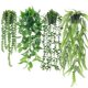 thumbnail image 1 of Plantas colgantes artificiales Der Rose, 4 unidades, hiedra, vid, eucalipto, 1 of 7