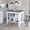 Multicolor, variant on Stationary Kitchen Island with Spacious Shelves | Gives Space for Kitchen Meal Preparation