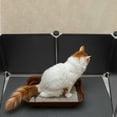 Yuan 1 set of Cat Litter Box Enclosure Splash Guards Cat Litter Pans