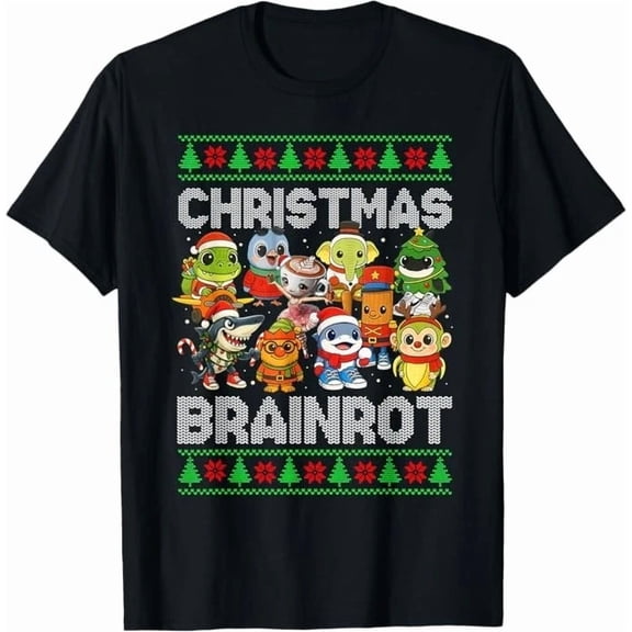 Funny Festive Italian Brain Rot Boy Kids Graphic Design Unisex T-Shirt, up to Size 5XL