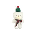 thumbnail image 2 of Steadline Adorable Plush Bear Keychain - Valentine's Day Gift with Red Scarf, Cute Bag Charm for Christmas and Romantic Holiday, Soft Fluffy Pom Pom Decor for Youngster Present, 2 of 7
