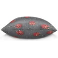 thumbnail image 2 of Red Ladybugs Pillow Covers 20 x 20 Inch Square Decor Giftsative Throw Pillow Covers Cushion Case for Sofa Couch Home Farmhouse Decor Gifts, 2 of 7