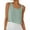 547#Green, variant on Women's Linen Shirts Dressy Tops Summer Crop Tank Tops Sleeveless Blouse Work Shirts White M