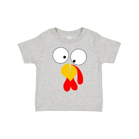 

Inktastic Thanksgiving Goofy Turkey Face Gift Toddler Boy or Toddler Girl T-Shirt