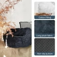 thumbnail image 5 of Pelzbarn Car Seat-Dog Car Bed with Safety Straps,Furry Safety Car Seats for Small Medium Large Dog,Removable and Easy to Clean,Pets Bed with Thick Cushion for Travel, 5 of 7