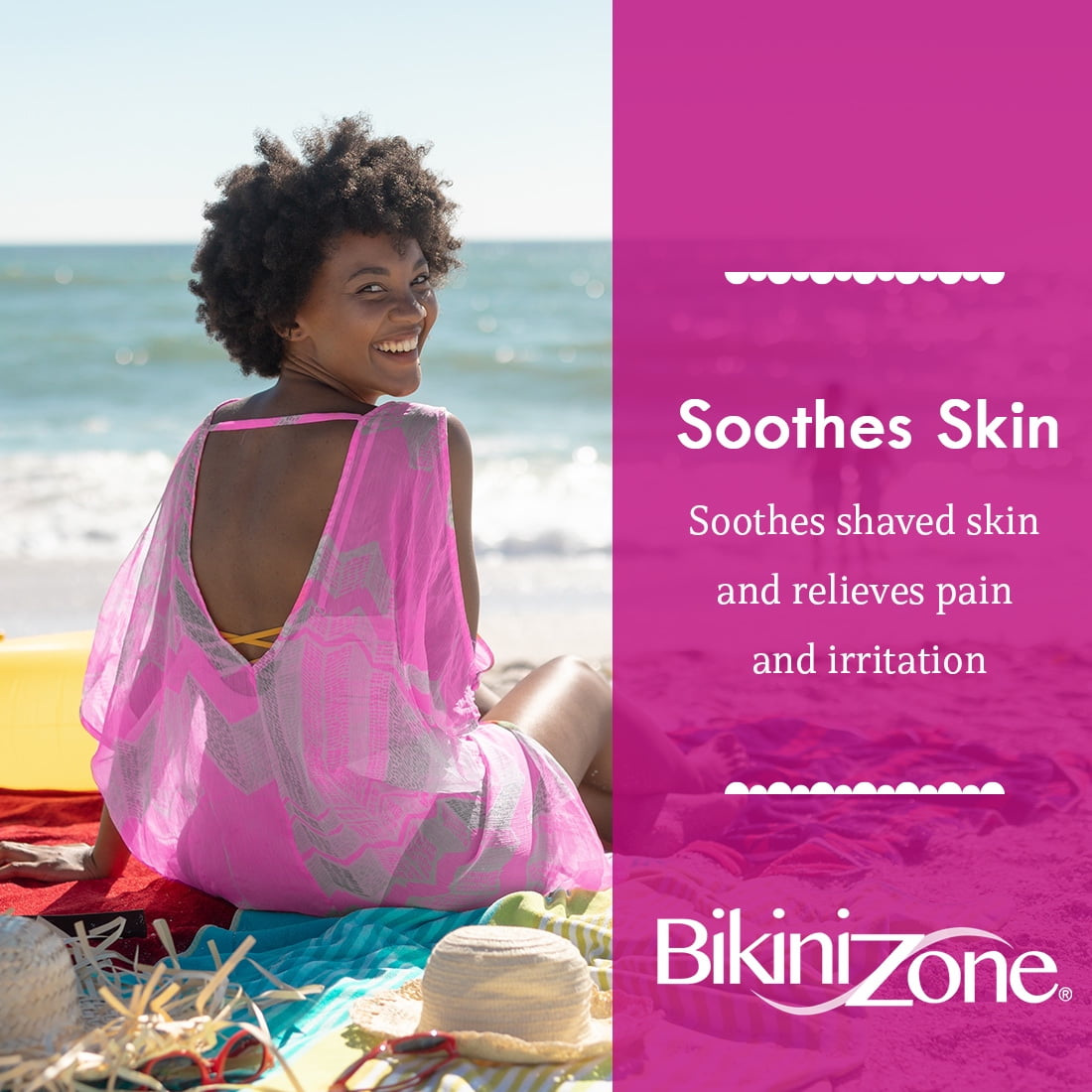 Bikini Zone Medicated Aftershave Gel 1 Oz. Hair Shave Treatment for Sensitive Bikini Area Bump Relief Walmart