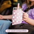 thumbnail image 3 of YAYA My First Travel Tumbler for Preschool & Kids 3+, Insulated Stainless Steel Tumbler with Reusable Silicone Straw & Spill-Proof Lid, Cup Holder Compatible, BPA-Free, 12oz, Ghosts, 3 of 7