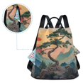 thumbnail image 5 of FORMRS Women's Travel Backpack Purse Anti-Theft Hidden Pockets Casual Shoulder Bag, Pine Tree at Dawn, 5 of 7