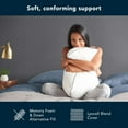 thumbnail image 2 of Sleep Number ComfortFit Bed Pillow Ultimate (Standard) - for All Sleep Positions w/Removable Inserts - Memory Foam & Down Alternative, Hotel Quality, 2 of 10