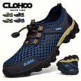 thumbnail image 2 of PLERISE Men’s Breathable Mesh Hiking Sneakers, Lightweight Sport Shoes with Thick Rubber Sole, Durable Traction, Comfortable Fit for Outdoor, Casual, Spring, Summer, Fall, 2 of 9