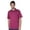 Magenta, variant on AVA Athletica Men's Classic Polo Quick-Dry Golf, Tennis, T-Shirt with Pocket; Berry; MD