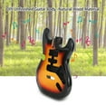 thumbnail image 3 of Mistaha Unfinished Poplar Wood ST Electric Guitar Body with Polyester Paint Finish - Compatible with 2 Pickups, 3 of 6
