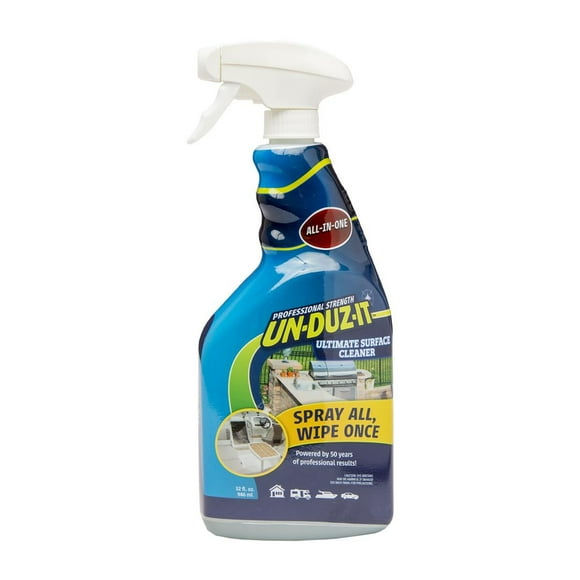 Un-Duz-It Nettoyant Multi-Usage 124709 pour Coussins/garde-Boue/sièges/auvents/tableaux de Bord/meubles d'Extérieur/voiture/bateau/vr et Composants Intérieurs en Vinyle; Bouteille Vaporisateur de 32 Onces; Unité