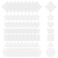 thumbnail image 1 of MasteelfCA 70 Sheets Plastic Mesh Sheet DIY Cross Stitch Mesh Embroidery Material, 1 of 7