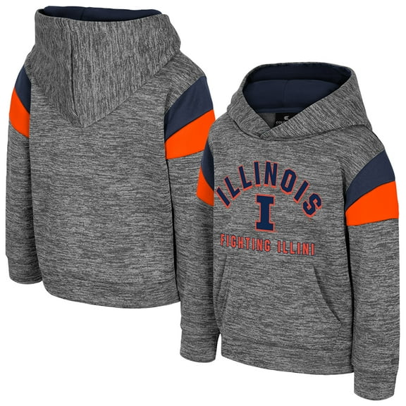 Toddler Colosseum Gray Illinois Fighting Illini Wizard City Hoodie