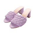 thumbnail image 2 of Sandalias Mariel color lila con cinta trenzada 25.5 Dorothy Gaynor Sandalias Mariel color lila con cinta trenzada 25.5, 2 of 6