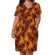thumbnail image 3 of Vestido holgado con bolsillos y estampado de fuego y llamas, vestido de lujo para mujer, vestidos de noche para mujer, 3 of 7